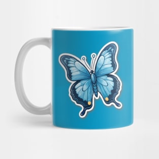 Butterfly Blues Mug